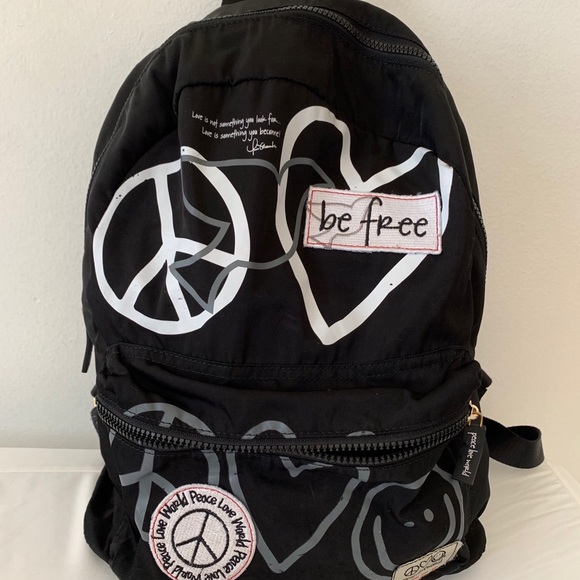 Peace love world backpack Clearance